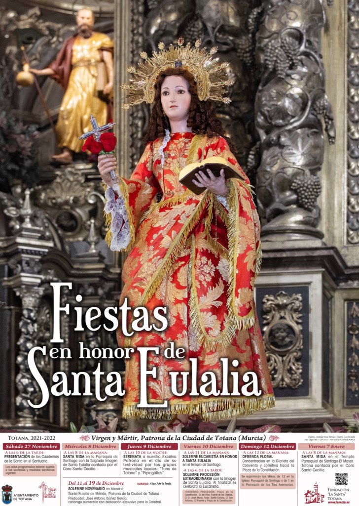 Fiestas patronales en honor a Santa Eulalia de Mérida 2022 Totana